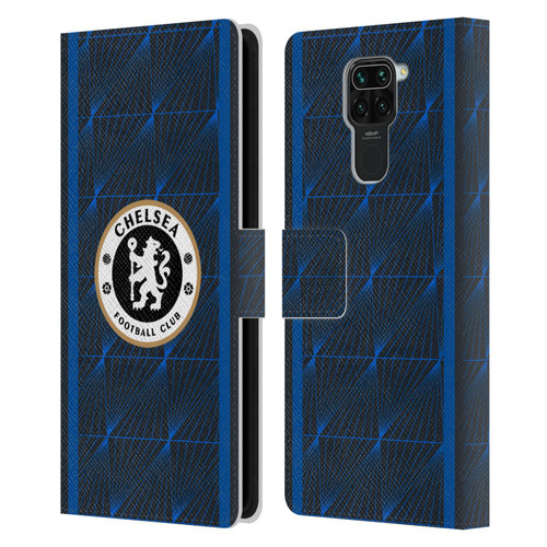 Chelsea Football Club 2023/24 Kit Away Leather Book Wallet Case Cover For Xiaomi Redmi Note 9 / Redmi 10X 4G