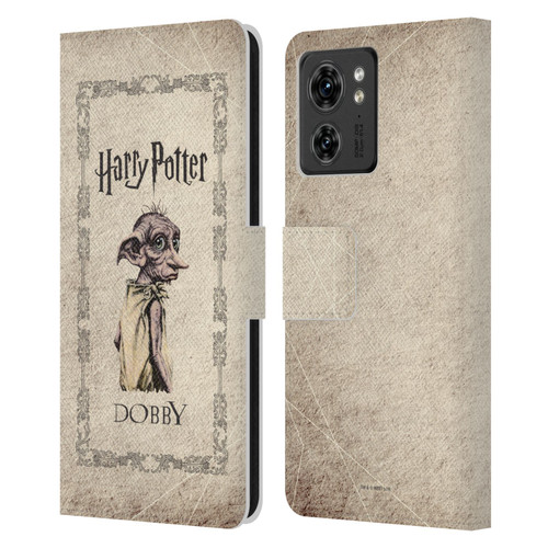 Harry Potter Chamber Of Secrets II Dobby House Elf Creature Leather Book Wallet Case Cover For Motorola Moto Edge 40