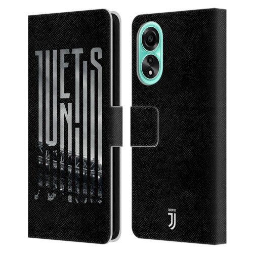 Juventus Football Club Graphic Logo  Stadium Leather Book Wallet Case Cover For OPPO A78 4G