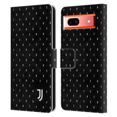 Juventus Football Club Lifestyle 2 Black Logo Type Pattern Leather Book Wallet Case Cover For Google Pixel 7a