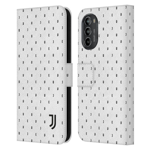 Juventus Football Club Lifestyle 2 White Logo Type Pattern Leather Book Wallet Case Cover For Motorola Moto G82 5G