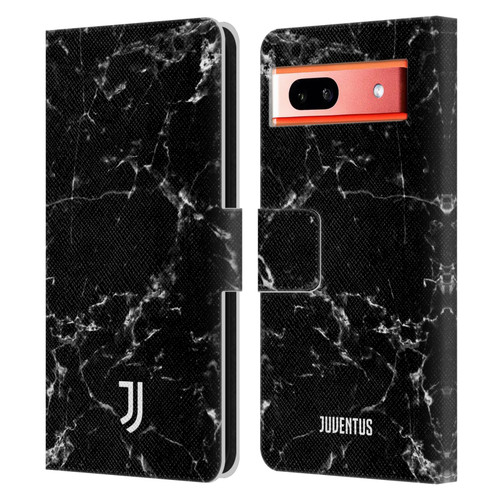 Juventus Football Club Marble Black 2 Leather Book Wallet Case Cover For Google Pixel 7a