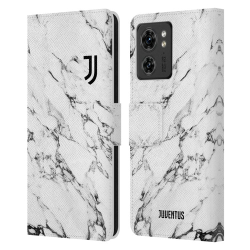 Juventus Football Club Marble White Leather Book Wallet Case Cover For Motorola Moto Edge 40