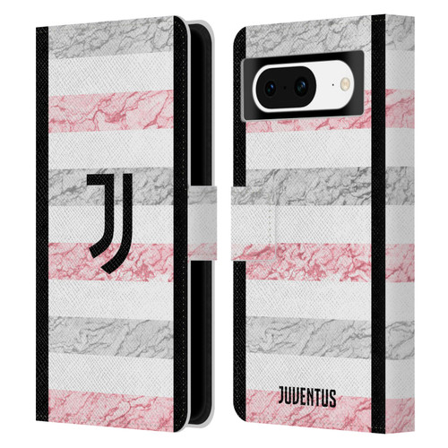 Juventus Football Club 2023/24 Match Kit Away Leather Book Wallet Case Cover For Google Pixel 8
