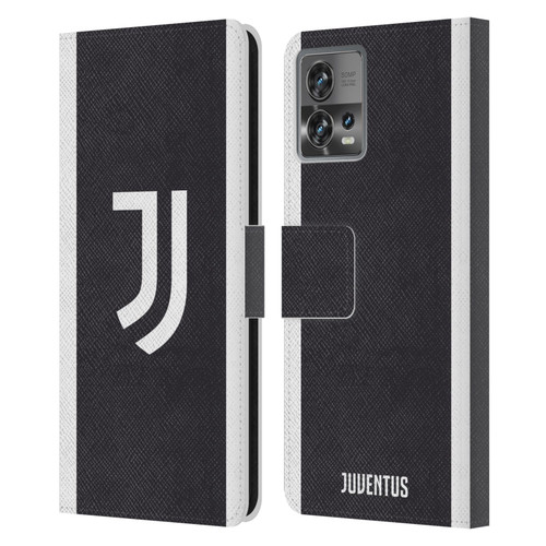 Juventus Football Club 2023/24 Match Kit Third Leather Book Wallet Case Cover For Motorola Moto Edge 30 Fusion