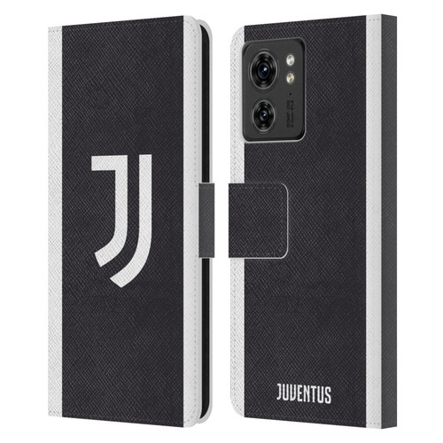 Juventus Football Club 2023/24 Match Kit Third Leather Book Wallet Case Cover For Motorola Moto Edge 40
