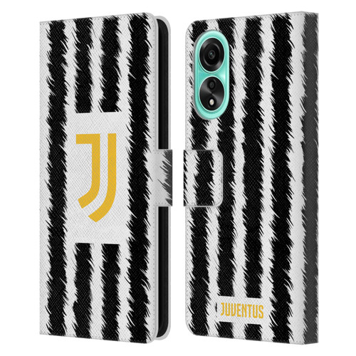 Juventus Football Club 2023/24 Match Kit Home Leather Book Wallet Case Cover For OPPO A78 5G