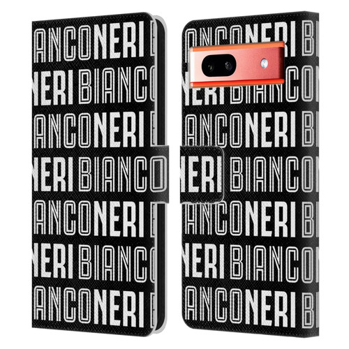 Juventus Football Club Type Bianconeri Leather Book Wallet Case Cover For Google Pixel 7a