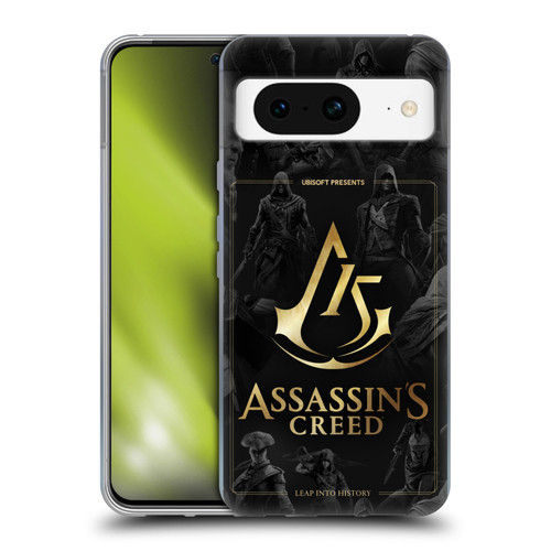 Assassin's Creed 15th Anniversary Graphics Crest Key Art Soft Gel Case for Google Pixel 8