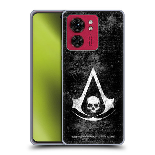 Assassin's Creed Black Flag Logos Grunge Soft Gel Case for Motorola Moto Edge 40
