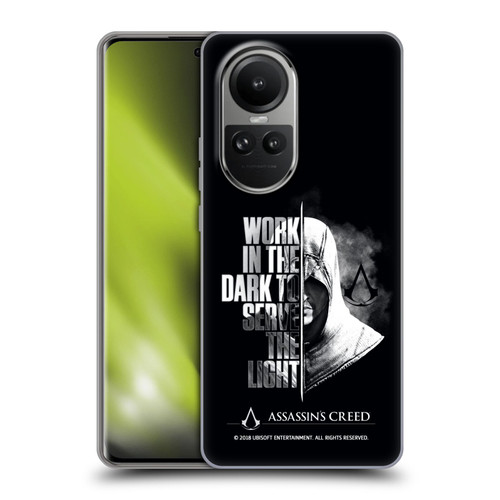 Assassin's Creed Legacy Typography Half Soft Gel Case for OPPO Reno10 5G / Reno10 Pro 5G