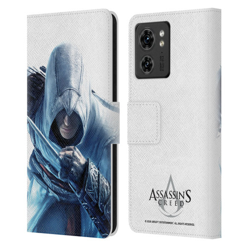 Assassin's Creed Key Art Altaïr Hidden Blade Leather Book Wallet Case Cover For Motorola Moto Edge 40