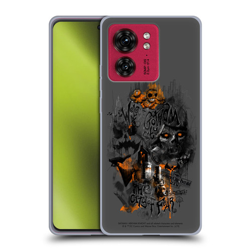 Batman Arkham Knight Graphics City Of Fear Scarecrow Soft Gel Case for Motorola Moto Edge 40