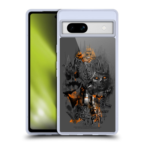 Batman Arkham Knight Graphics City Of Fear Scarecrow Soft Gel Case for Google Pixel 7a