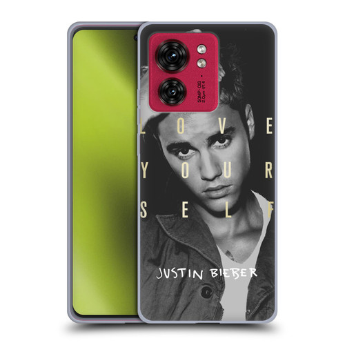 Justin Bieber Purpose B&w Love Yourself Soft Gel Case for Motorola Moto Edge 40