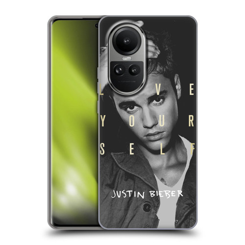 Justin Bieber Purpose B&w Love Yourself Soft Gel Case for OPPO Reno10 5G / Reno10 Pro 5G