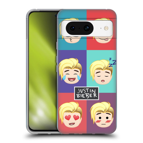 Justin Bieber Justmojis Cute Faces Soft Gel Case for Google Pixel 8