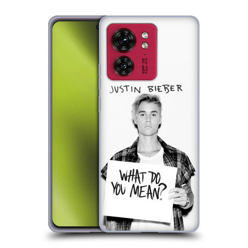 Justin Bieber Purpose What Do You Mean Photo Soft Gel Case for Motorola Moto Edge 40
