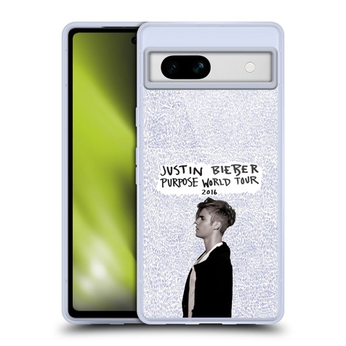 Justin Bieber Purpose World Tour 2016 Soft Gel Case for Google Pixel 7a