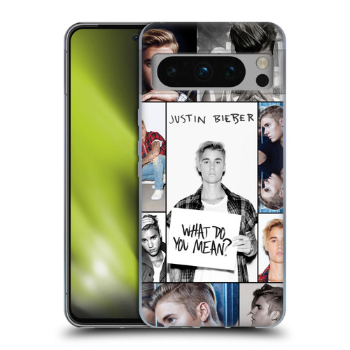 Justin Bieber Purpose Grid Poster Soft Gel Case for Google Pixel 8 Pro
