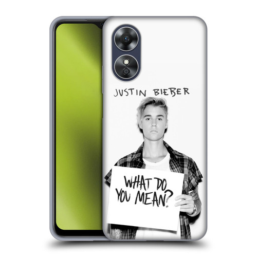 Justin Bieber Purpose What Do You Mean Photo Soft Gel Case for OPPO A17