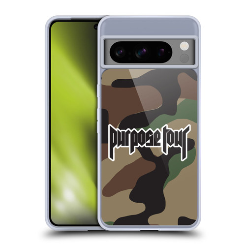 Justin Bieber Tour Merchandise Camouflage Soft Gel Case for Google Pixel 8 Pro
