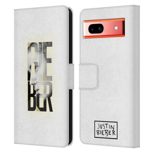 Justin Bieber Purpose B&w Mirror Calendar Text Leather Book Wallet Case Cover For Google Pixel 7a