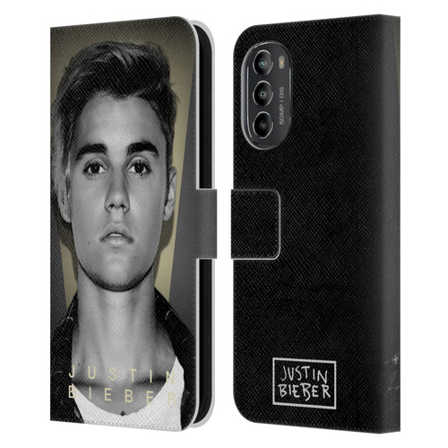 Justin Bieber Purpose B&w What Do You Mean Shot Leather Book Wallet Case Cover For Motorola Moto G82 5G