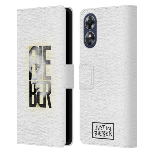 Justin Bieber Purpose B&w Mirror Calendar Text Leather Book Wallet Case Cover For OPPO A17