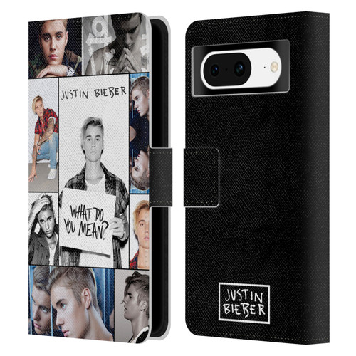 Justin Bieber Purpose Grid Poster Leather Book Wallet Case Cover For Google Pixel 8