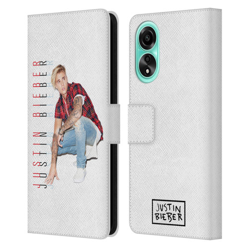 Justin Bieber Purpose Calendar Photo And Text Leather Book Wallet Case Cover For OPPO A78 4G