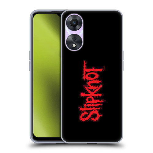 Slipknot Key Art Text Soft Gel Case for OPPO A78 4G