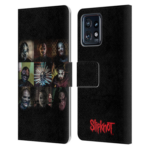 Slipknot Key Art Blocks Leather Book Wallet Case Cover For Motorola Moto Edge 40 Pro