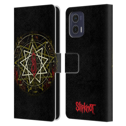 Slipknot Key Art Waves Leather Book Wallet Case Cover For Motorola Moto G73 5G