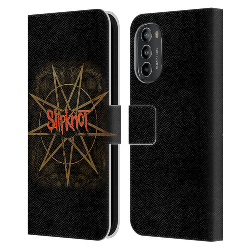 Slipknot Key Art Crest Leather Book Wallet Case Cover For Motorola Moto G82 5G
