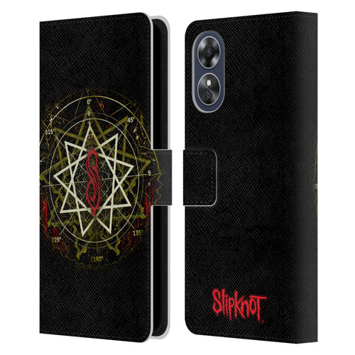 Slipknot Key Art Waves Leather Book Wallet Case Cover For OPPO A17