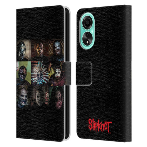 Slipknot Key Art Blocks Leather Book Wallet Case Cover For OPPO A78 4G