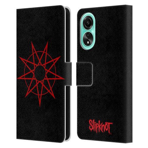 Slipknot Key Art Nanogram Leather Book Wallet Case Cover For OPPO A78 4G
