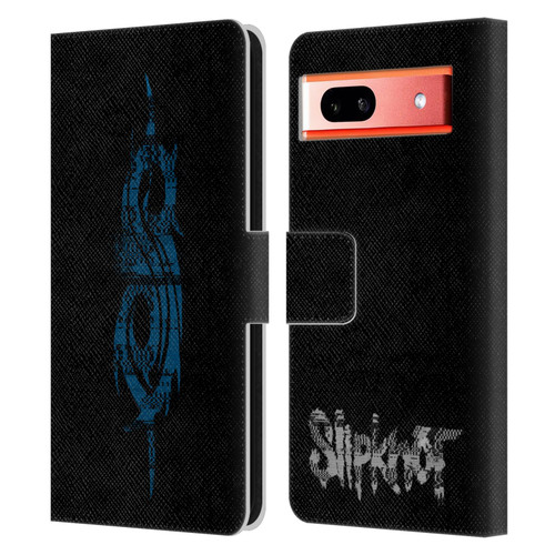 Slipknot We Are Not Your Kind Glitch Logo Leather Book Wallet Case Cover For Google Pixel 7a