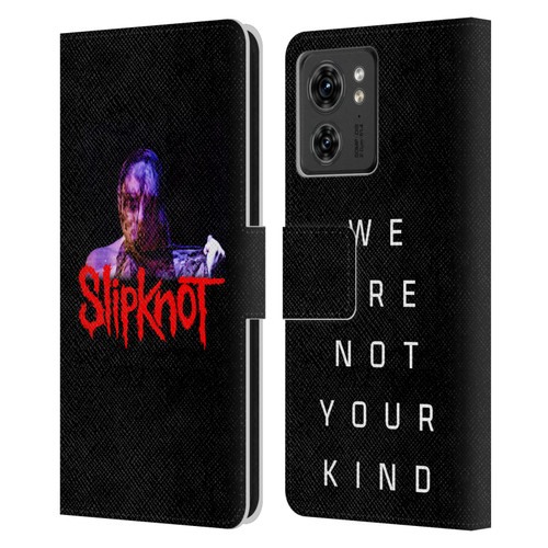 Slipknot We Are Not Your Kind Unsainted Leather Book Wallet Case Cover For Motorola Moto Edge 40
