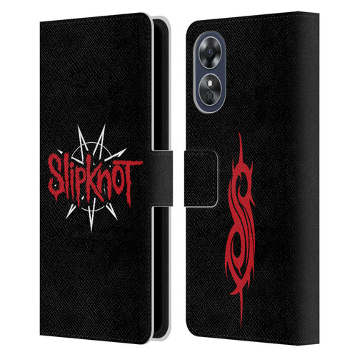 Slipknot We Are Not Your Kind Star Crest Logo Leather Book Wallet Case Cover For OPPO A17