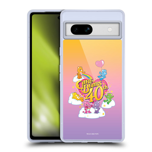 Care Bears 40th Anniversary Celebrate Soft Gel Case for Google Pixel 7a