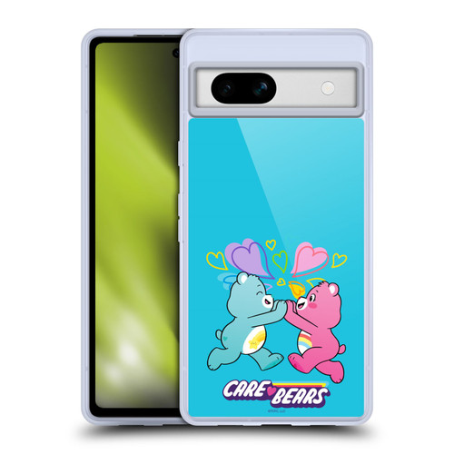 Care Bears Characters Funshine, Cheer And Grumpy Group 2 Soft Gel Case for Google Pixel 7a