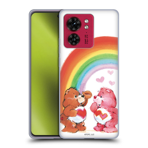 Care Bears Classic Rainbow Soft Gel Case for Motorola Moto Edge 40