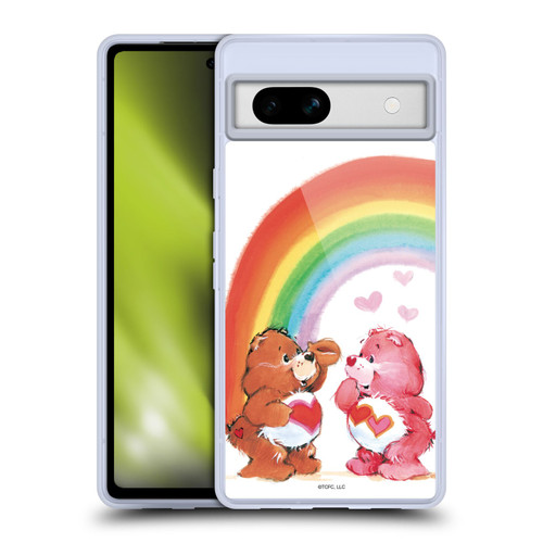 Care Bears Classic Rainbow Soft Gel Case for Google Pixel 7a