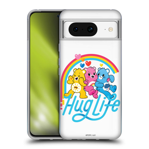 Care Bears Graphics Group Hug Life Soft Gel Case for Google Pixel 8