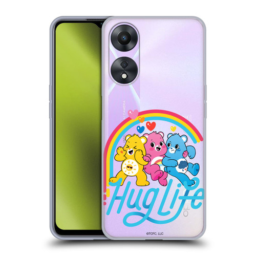 Care Bears Graphics Group Hug Life Soft Gel Case for OPPO A78 4G
