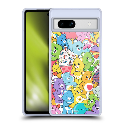 Care Bears Sweet And Savory Character Pattern Soft Gel Case for Google Pixel 7a