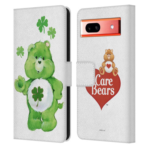 Care Bears Classic Good Luck Leather Book Wallet Case Cover For Google Pixel 7a