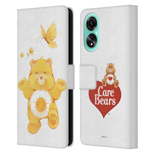 Care Bears Classic Funshine Leather Book Wallet Case Cover For OPPO A78 4G